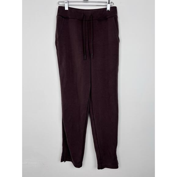 BYLT Pants - Women’s BYLT Basics Split Hem Joggers‎ Size Small Maroon Red Sweatpants